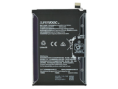 Oppo Reno15 5G - BLPD91 Batteria 6500 mAh Li-Ion + Adesivo **Bulk**