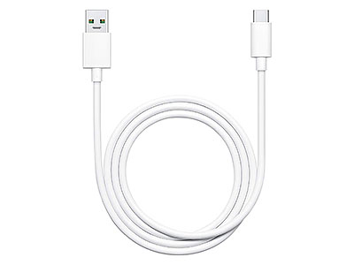Oppo Oppo A5X - DL152 Cavo Dati e Ricarica 1m Usb-Type C Fast Charging White **Bulk**
