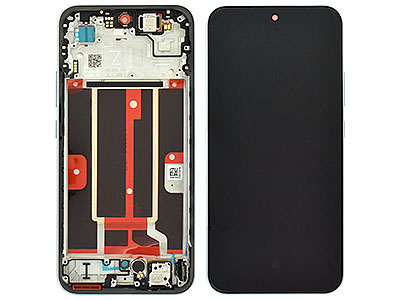 Oppo A6 Pro 5G - Lcd + Touch Screen + Frame + Tasti Laterali Lunar Titanium