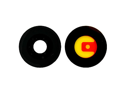 Oppo Reno14 F 5G - Vetrino Camera Ultra Wide 50MP + Adesivo Black