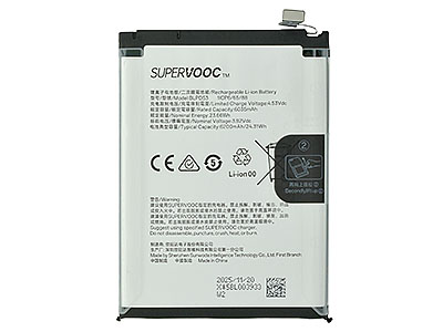 Oppo Reno15 Pro 5G  - BLPD53 Batteria 6200 mAh Li-Ion + Adesivo **Bulk**