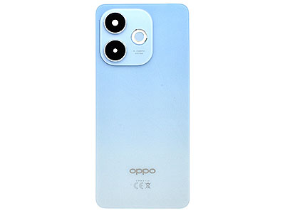 Oppo Oppo A5 Pro 4G - Cover Batteria + Vetrino Camera + Adesivi Feather Blue