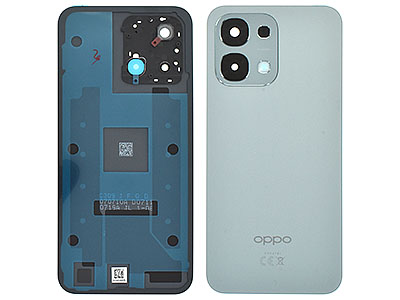 Oppo A6 Pro 5G - Cover Batteria + Vetrino Camera + Adesivi Lunar Titanium