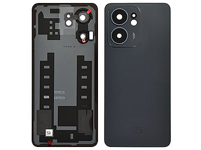 Oppo Reno13 F 5G - Cover Batteria + Vetrino Camera + Adesivi Graphite Grey
