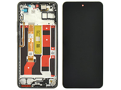 Oppo Oppo A5 Pro 5G - Lcd + Touch Screen + Frame + Tasti Laterali Black Brown