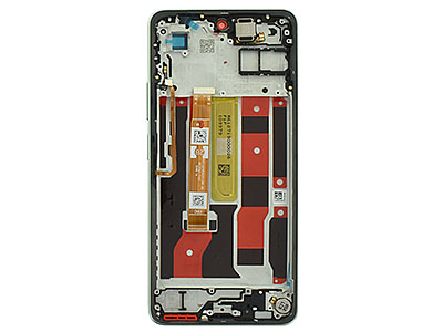 Oppo Oppo A5 Pro 5G - Lcd + Touch Screen + Frame + Tasti Laterali Olive Green