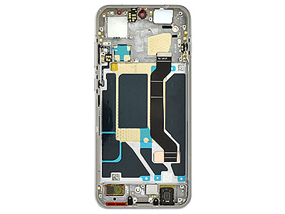Oppo Find X9 5G - Lcd + Touch Screen + Frame + Tasti Laterali Titanium Grey