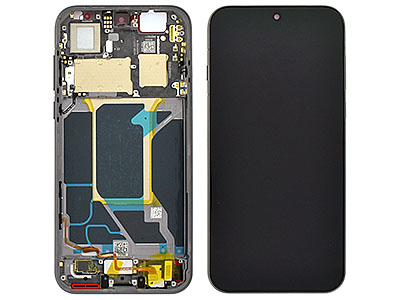 Oppo Find X9 Pro 5G - Lcd + Touch Screen + Frame + Tasti Laterali Titanium Charcoal