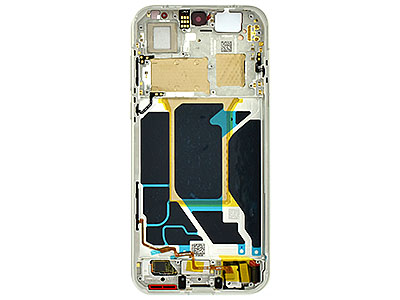 Oppo Find X9 Pro 5G - Lcd + Touch Screen + Frame + Tasti Laterali Silk White