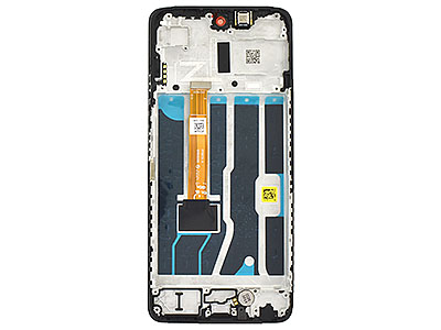 Oppo A5 5G - Lcd + Touch Screen + Frame + Switch Tasti Laterali Black