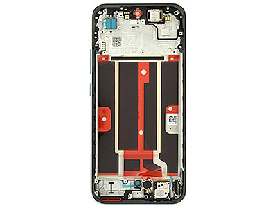 Oppo A6 Pro 5G - Lcd + Touch Screen + Frame + Tasti Laterali Lunar Titanium