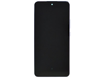 Oppo Reno13 F 5G - Lcd + Touch Screen + Frame + Tasti laterali Plume Purple