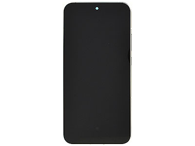 Oppo Reno13 5G - Lcd + Touch Screen + Frame + Tasti laterali Plume White