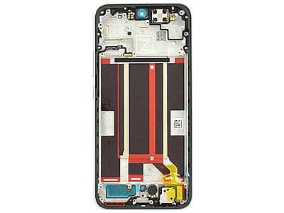 Oppo Reno14 F 5G - Lcd + Touch Screen + Frame + Tasti Laterali Opal Blue